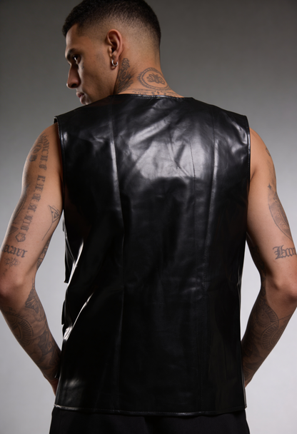 PHANTOM UTILITY LEATHER VEST