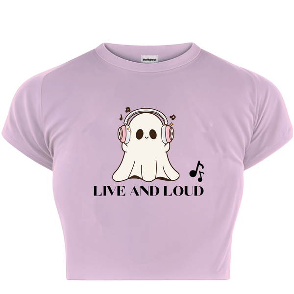 LIVE AND LOUD BABY TEE