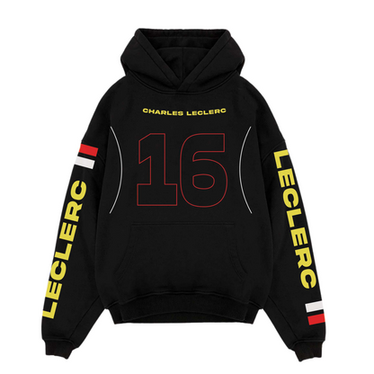 Charles Leclerc Designed Oversized Hoodie