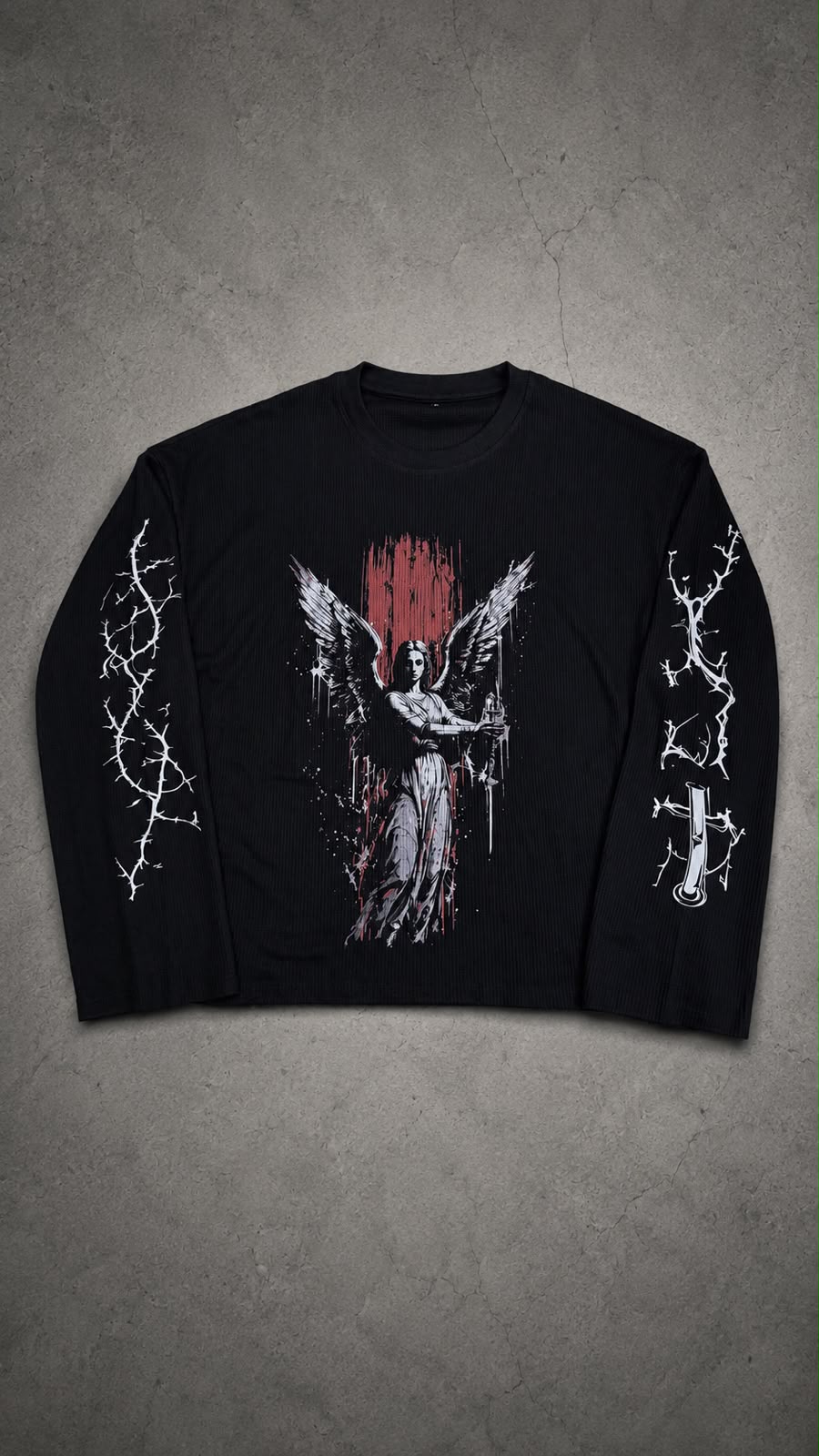 ANGEL OF THORNS WAFFLE TEE