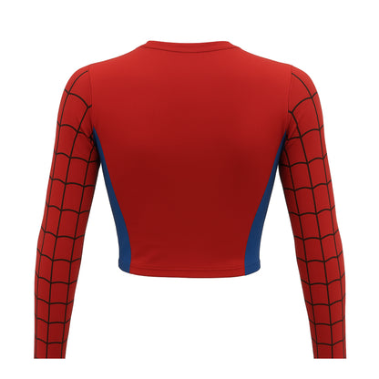 SPIDER FULL SLEEVED CROP TOP