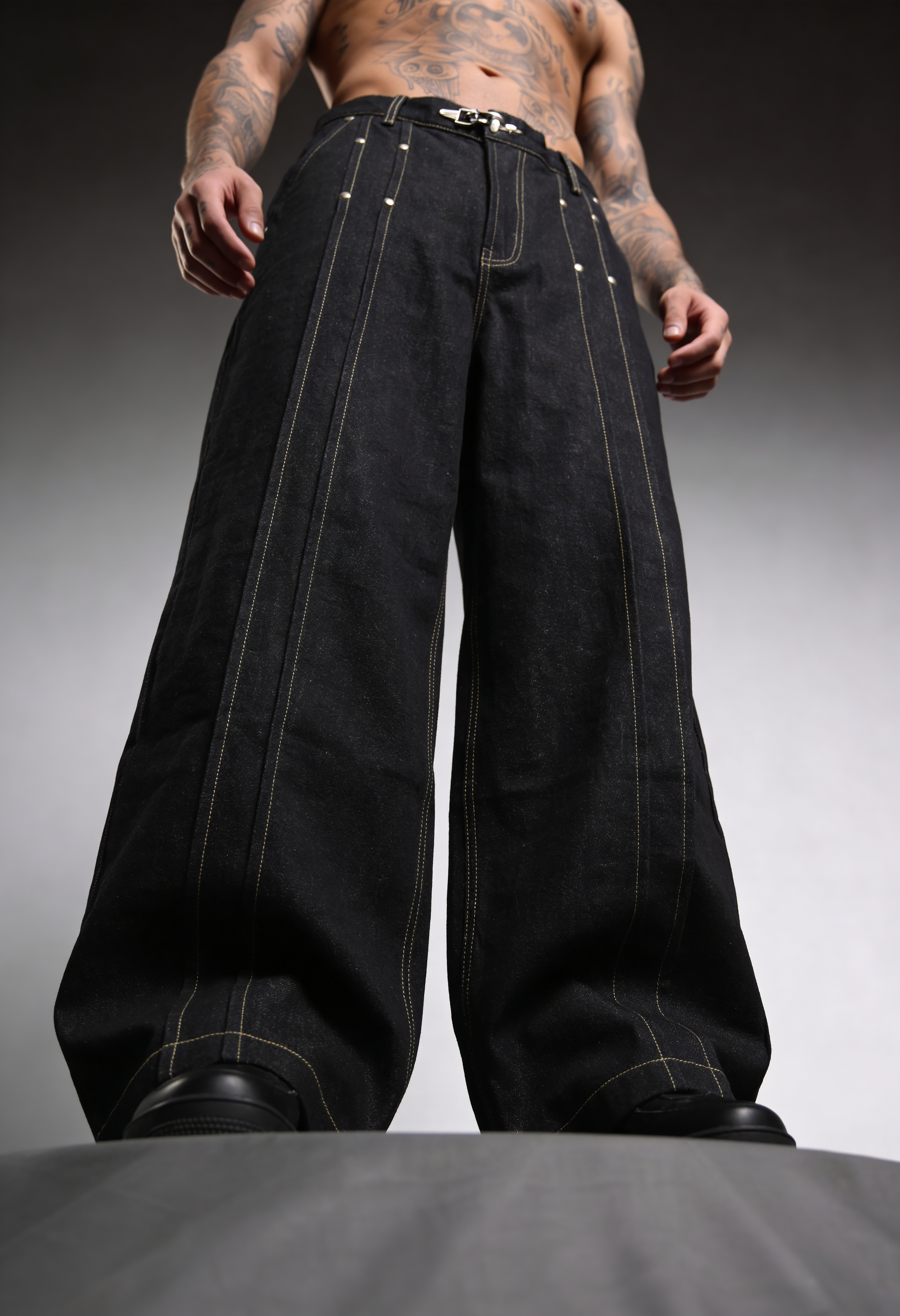 OBSIDIAN BLACK RAW DENIM