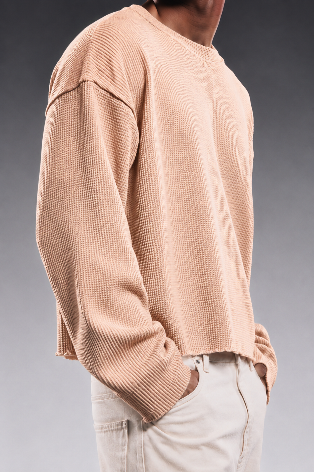 BEIGE ESSENTIAL WAFFLE