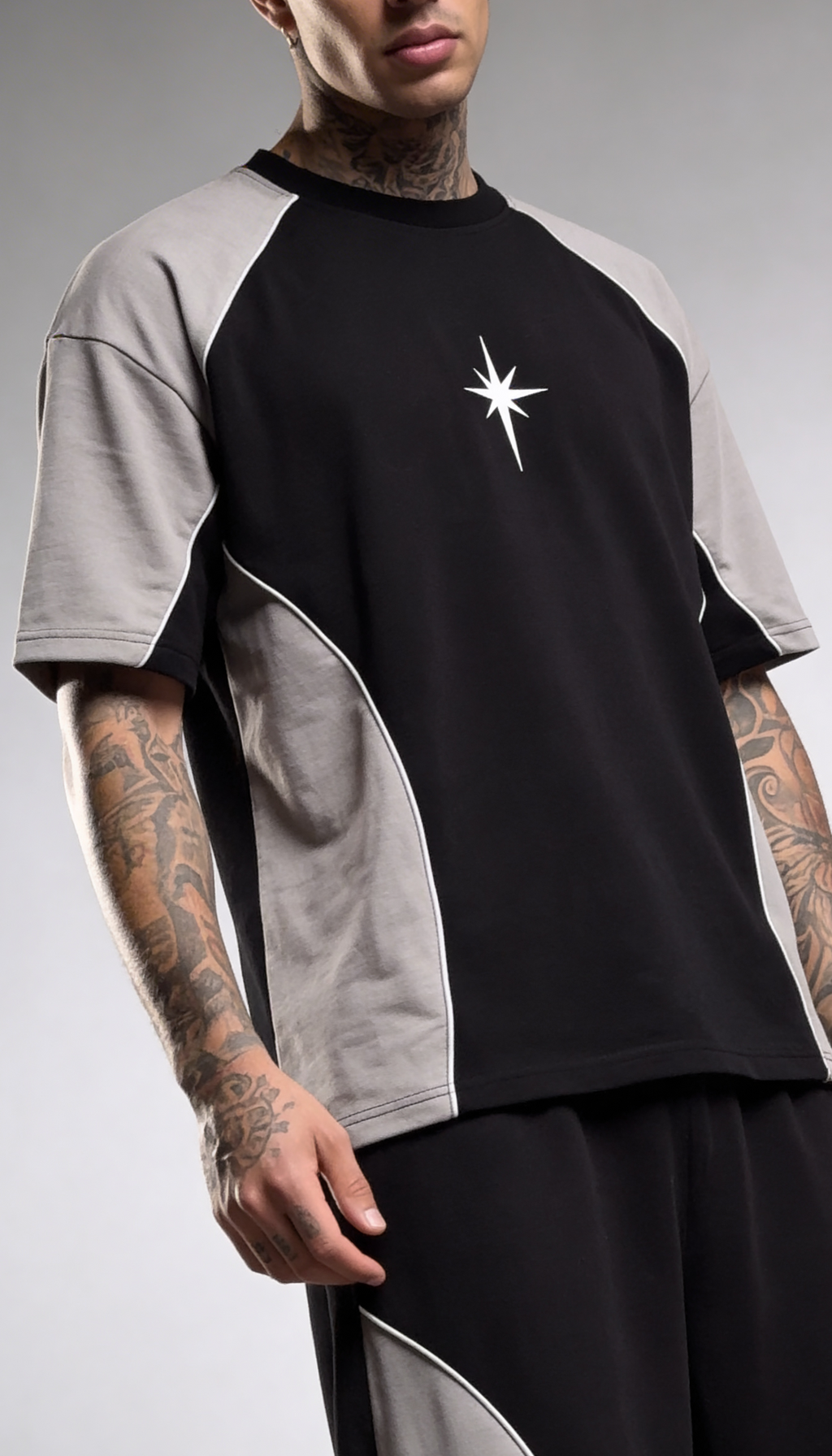 GREYSCALE OVERSIZED T-SHIRT