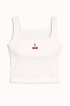 CHERRY CHARM TANK TOP