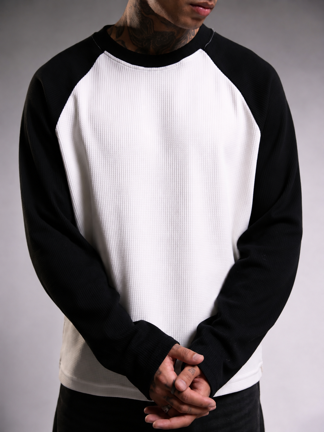 OG ESSENTIAL RAGLAN WAFFLE