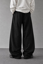 BLACK BAGGY SWEATPANTS