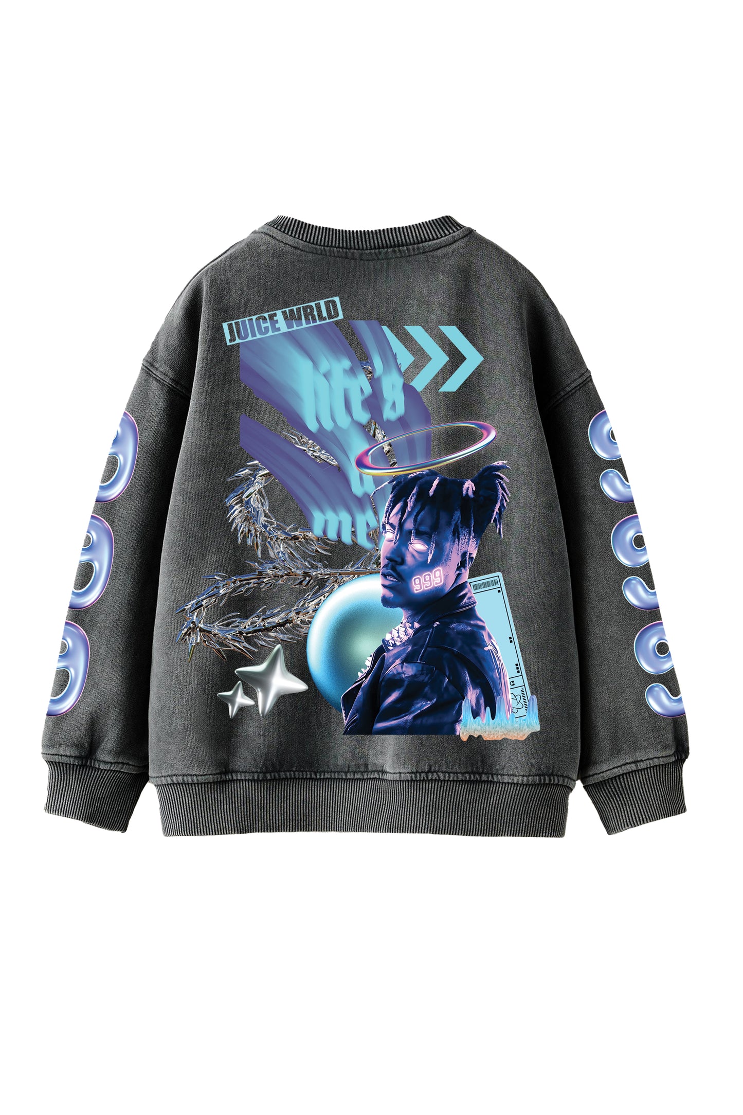 Juice Wrld Designed V2 Oversized Sweatshirt