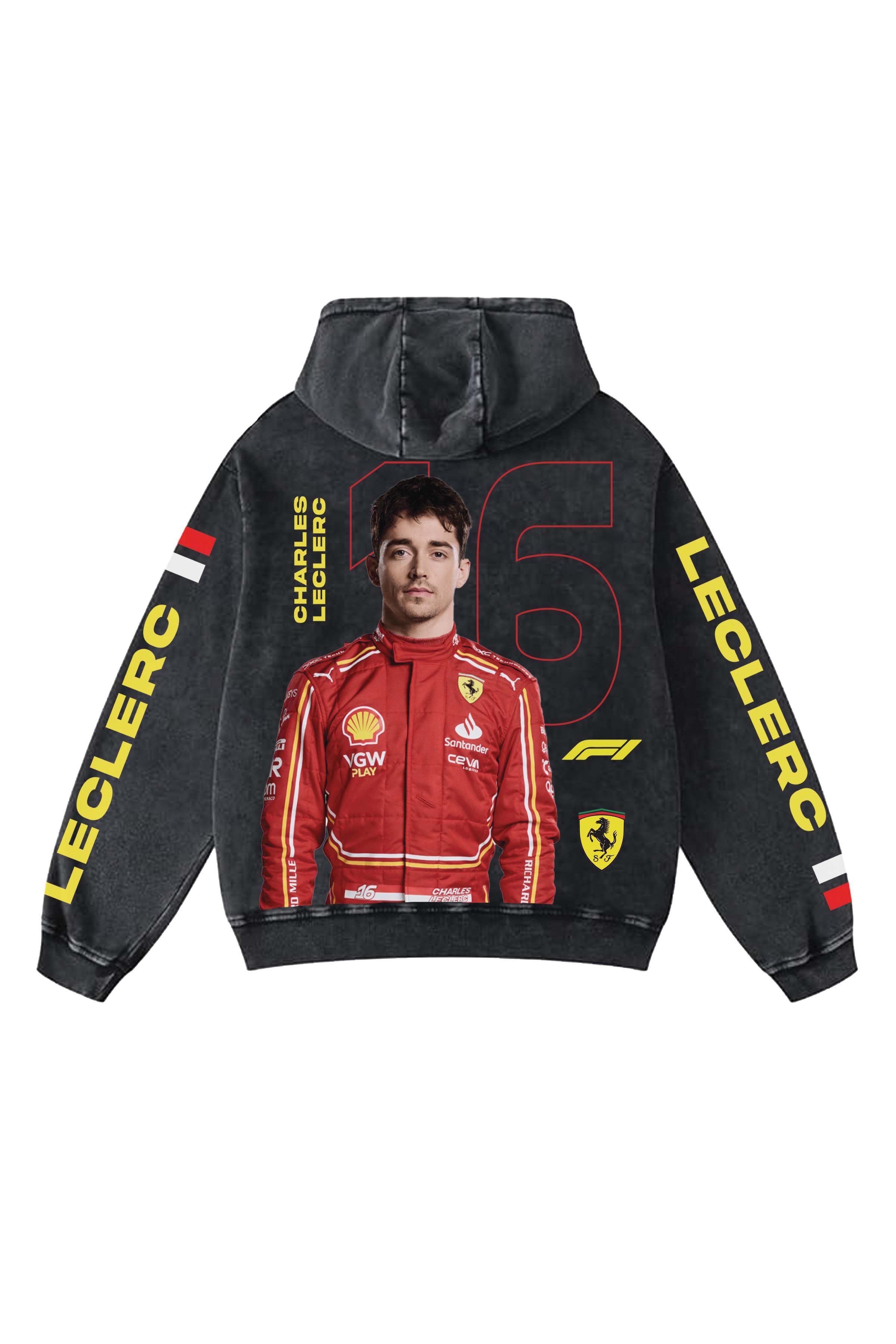 Charles Leclerc Designed Oversized Hoodie