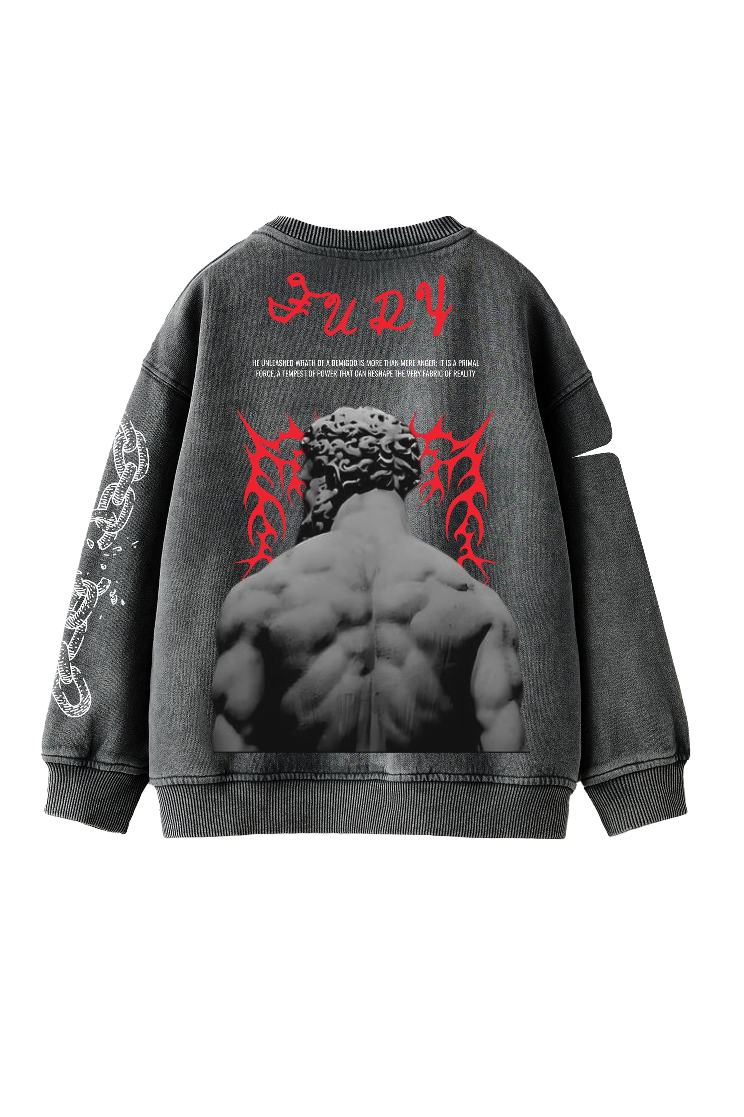 Fury Designed Oversized Sweatshirt