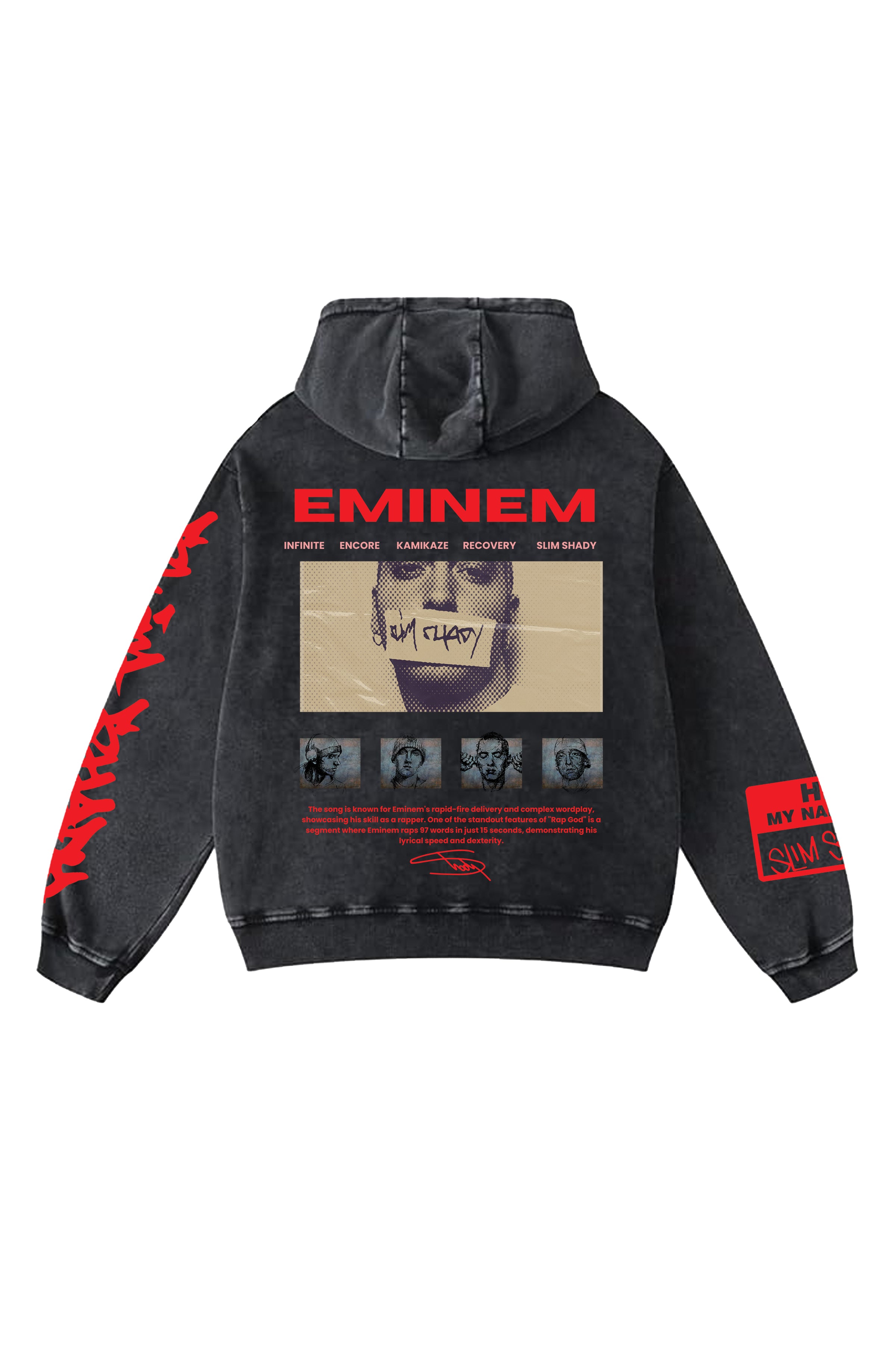 Eminem Designed Oversized Hoodie The Fit Check