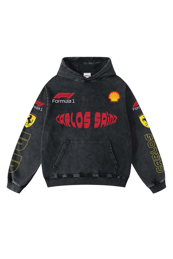 Carlos Sainz Designed Oversized Hoodie