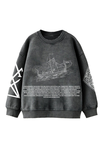 Fatal Beauty Designed Oversized Sweatshirt