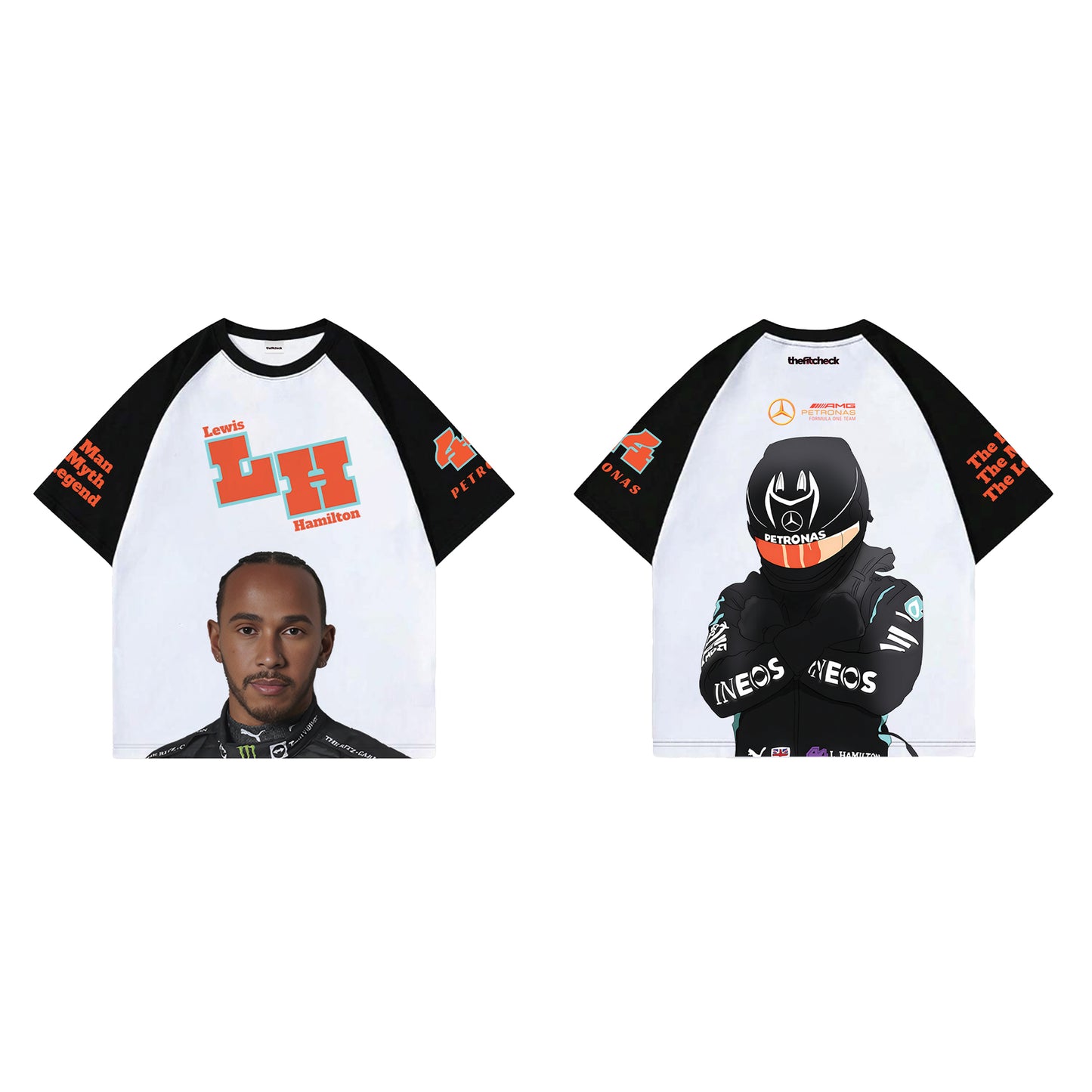 Lewis Hamilton V2 Ranglan Oversized T-shirt