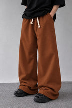 BROWN BAGGY SWEATPANTS