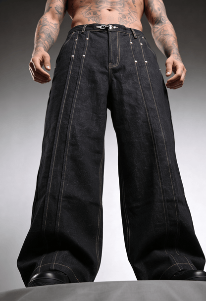 OBSIDIAN BLACK RAW DENIM