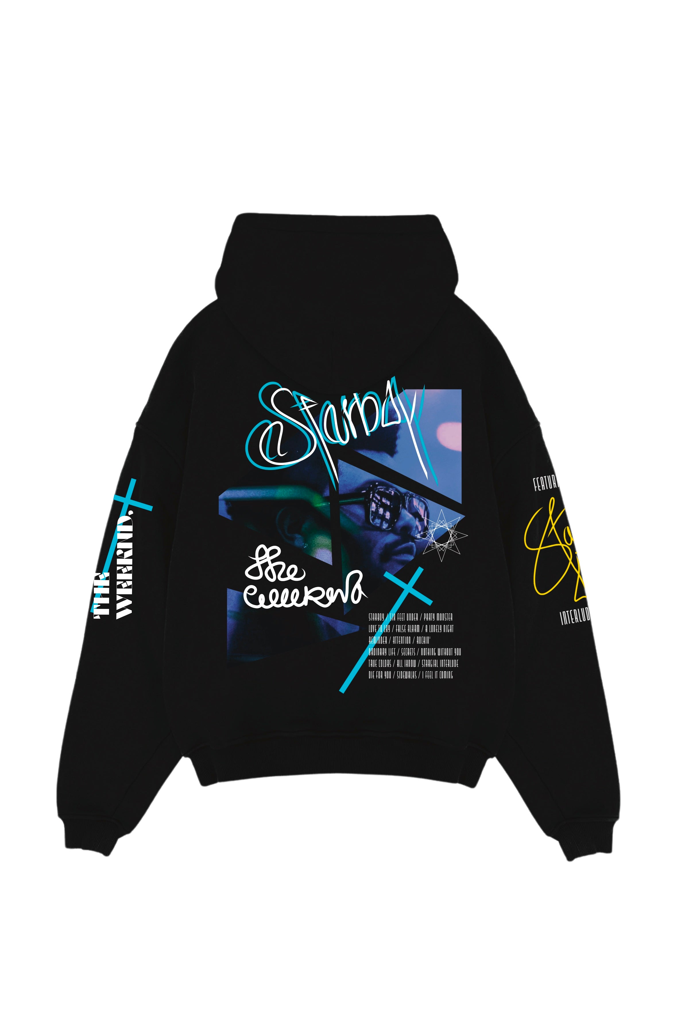 Starboy - The Weeknd Designed Oversized Hoodie