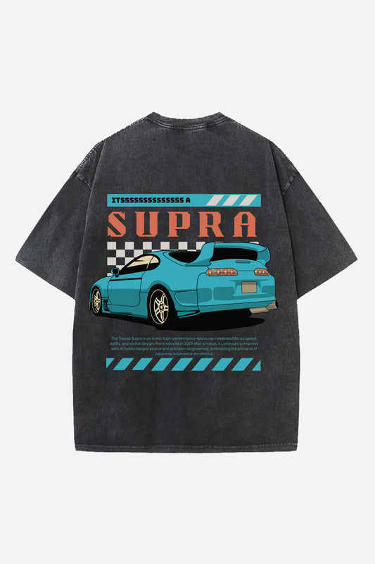 Its A Supra Designed Vintage Oversized T-shirt