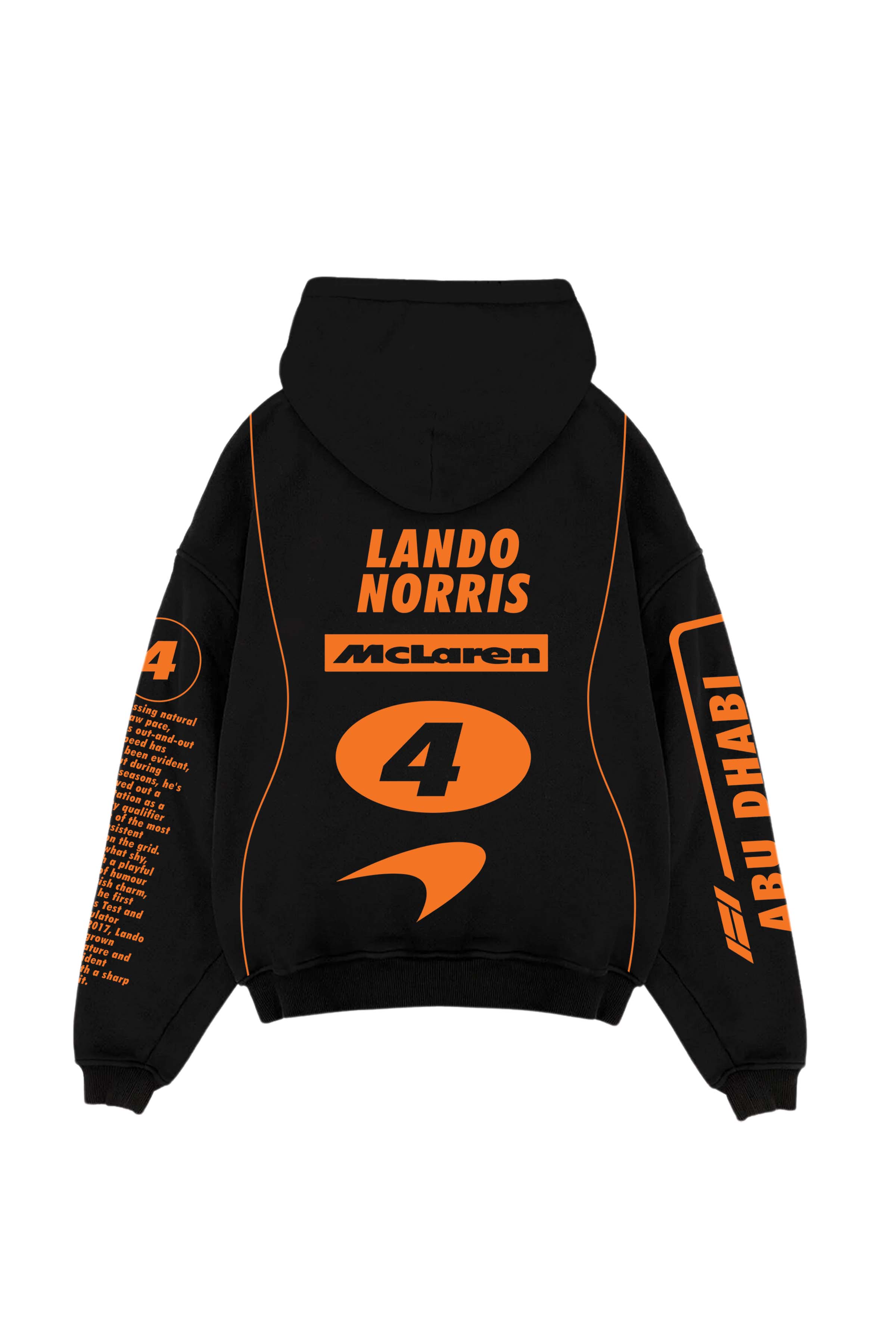 Lando Norris Designed Oversized Hoodie