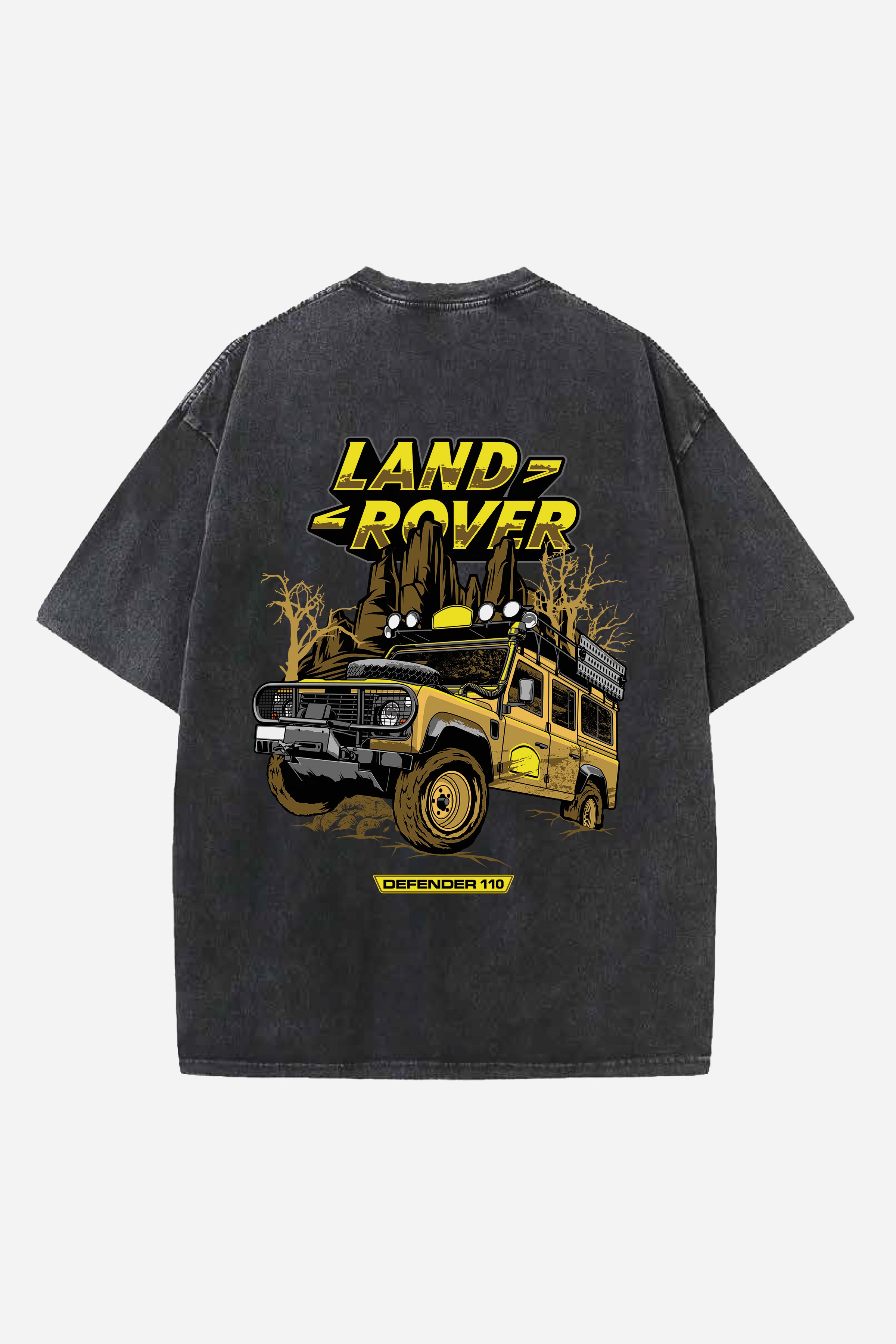 Defender Designed Vintage Oversized T-shirt