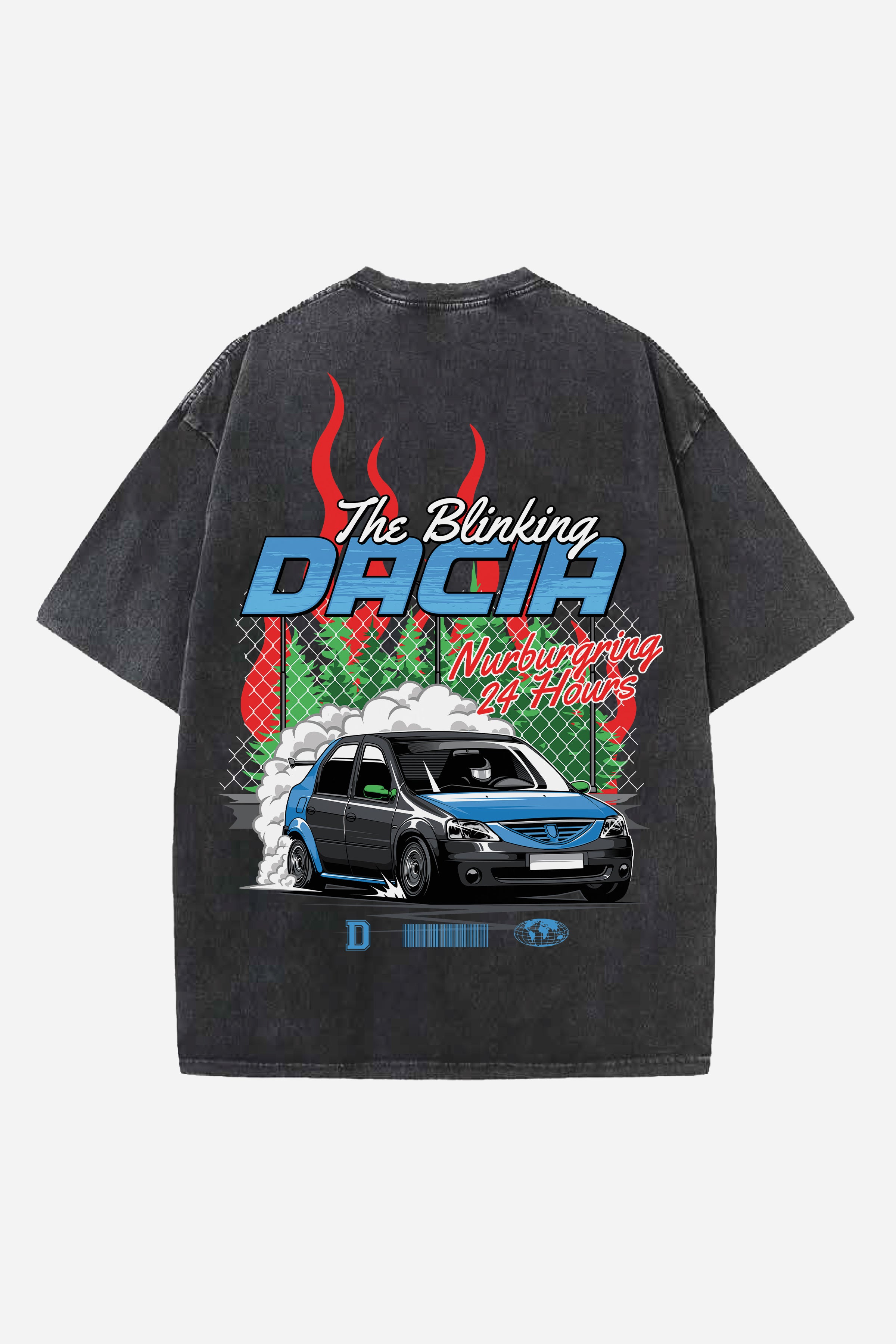 Dacia Designed Vintage Oversized T-shirt