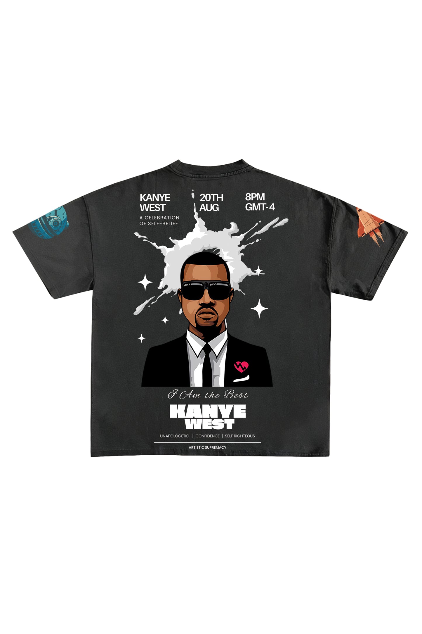 Kanye West V2 Designed Oversized T-shirt