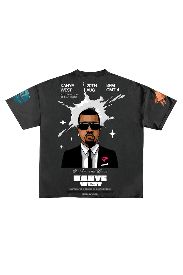KANYE WEST V2 DESIGNED OVERSIZED T-SHIRT