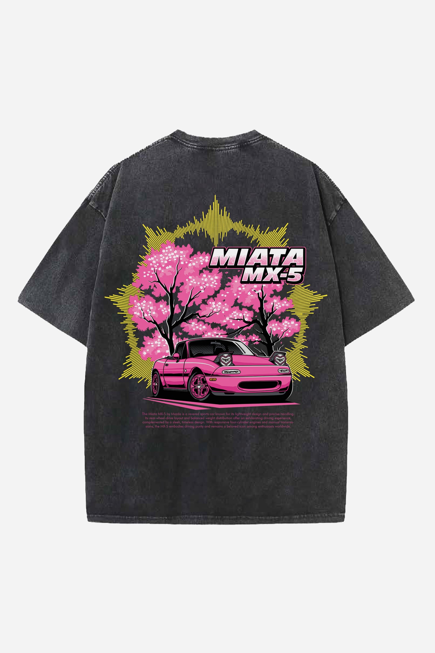 Miata MX-5  Designed Vintage Oversized T-shirt