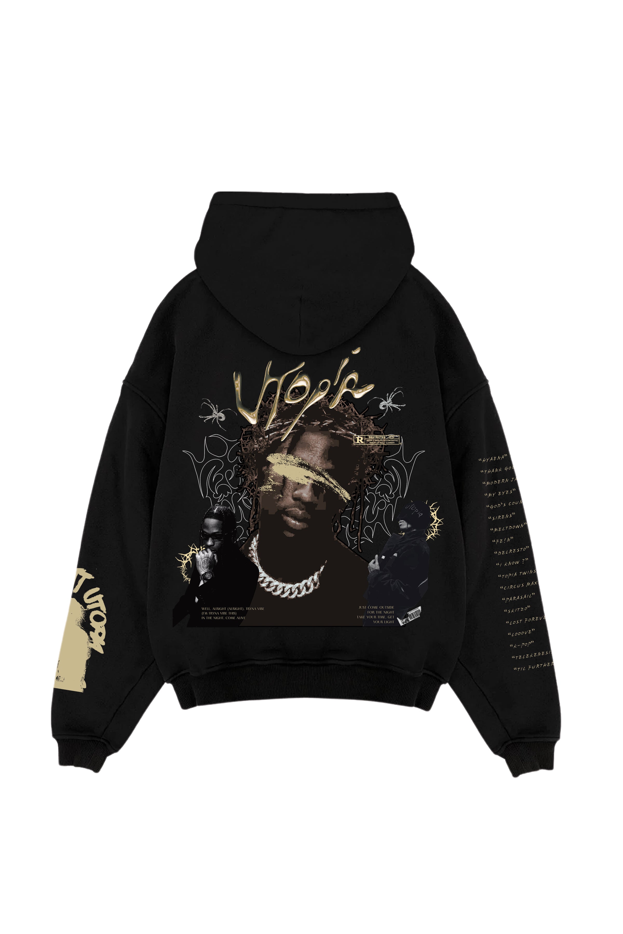 Utopia Designed Oversized Hoodie