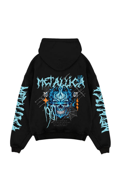 Metallica Designed Oversized Hoodie