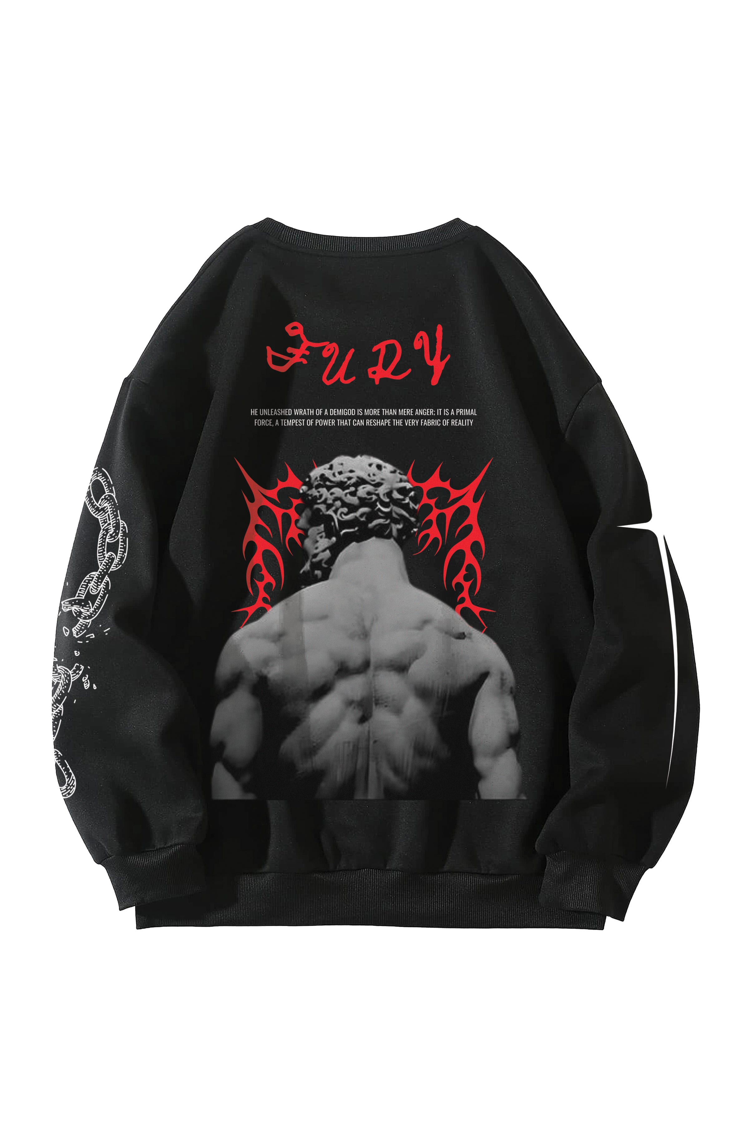 Fury Designed Oversized Sweatshirt