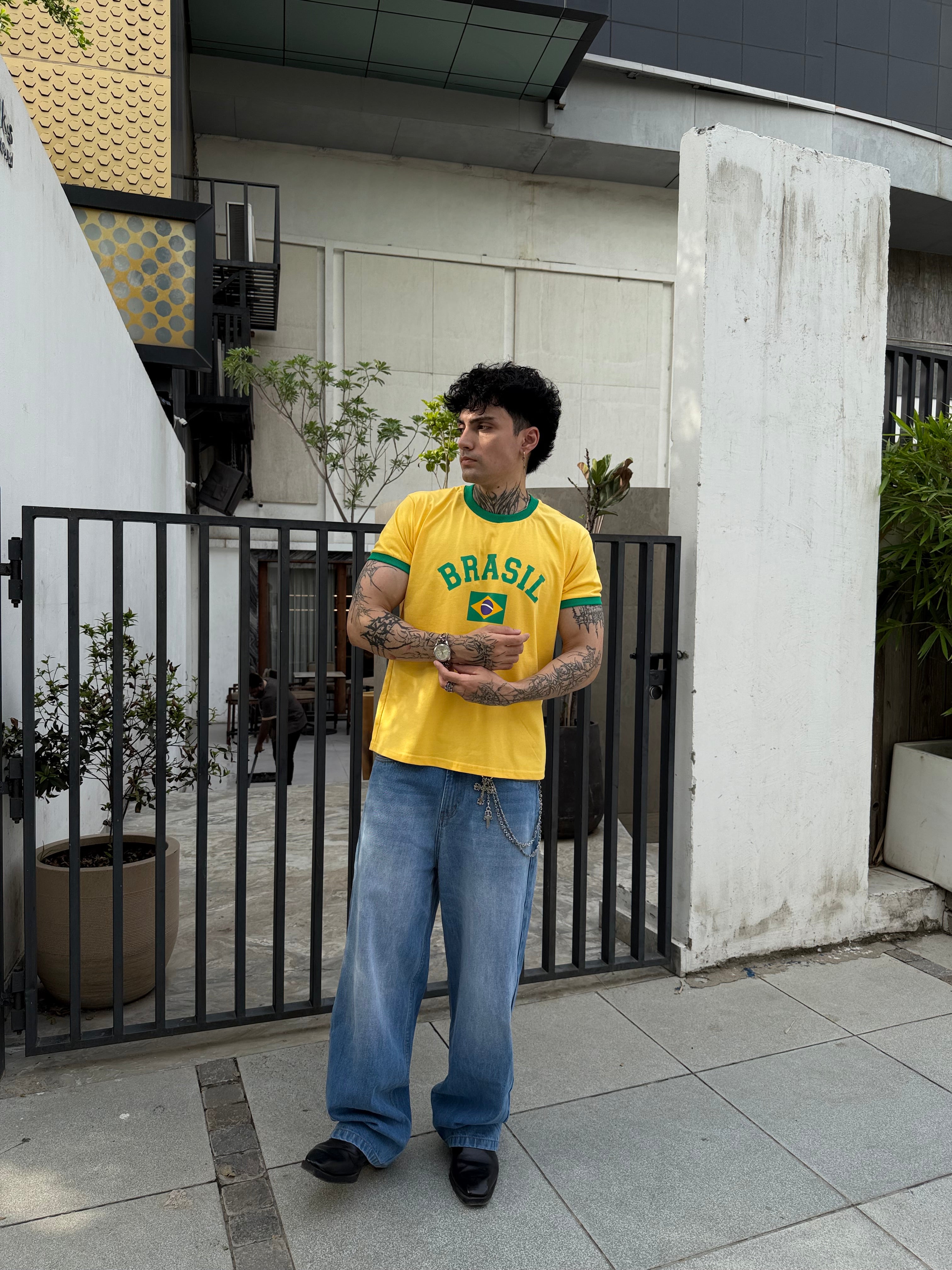 BRASIL VINTAGE CROPPED RINGER