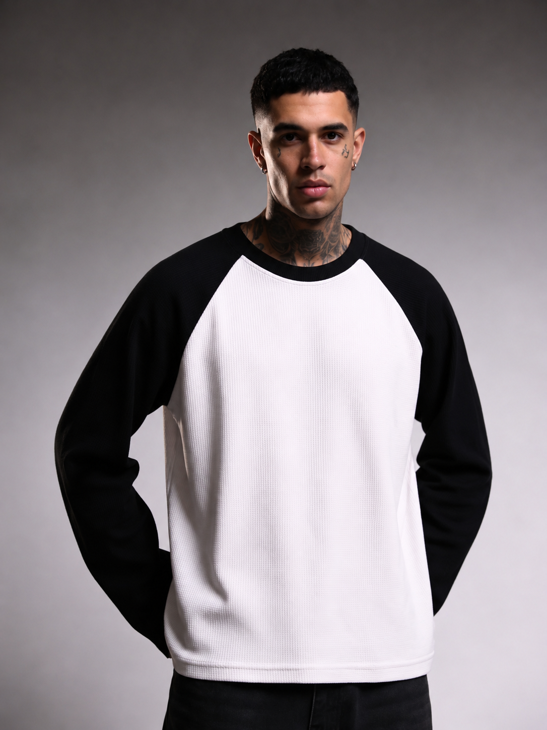 OG ESSENTIAL RAGLAN WAFFLE
