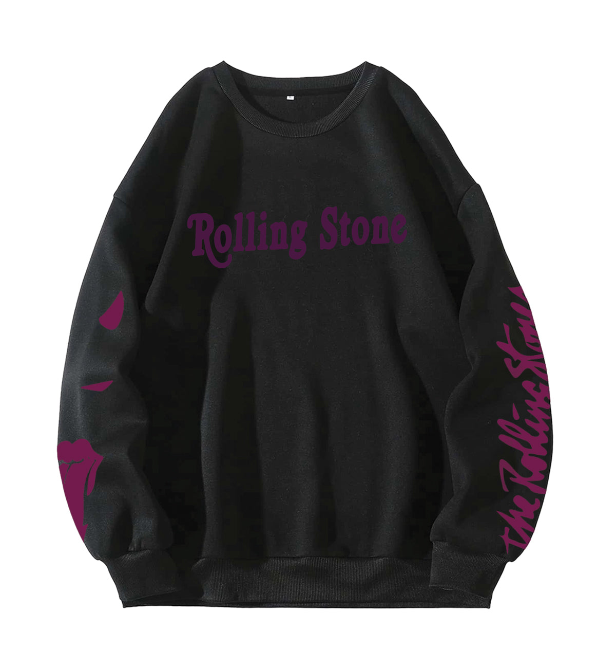 Rolling Stones Designed Oversized Sweatshirt