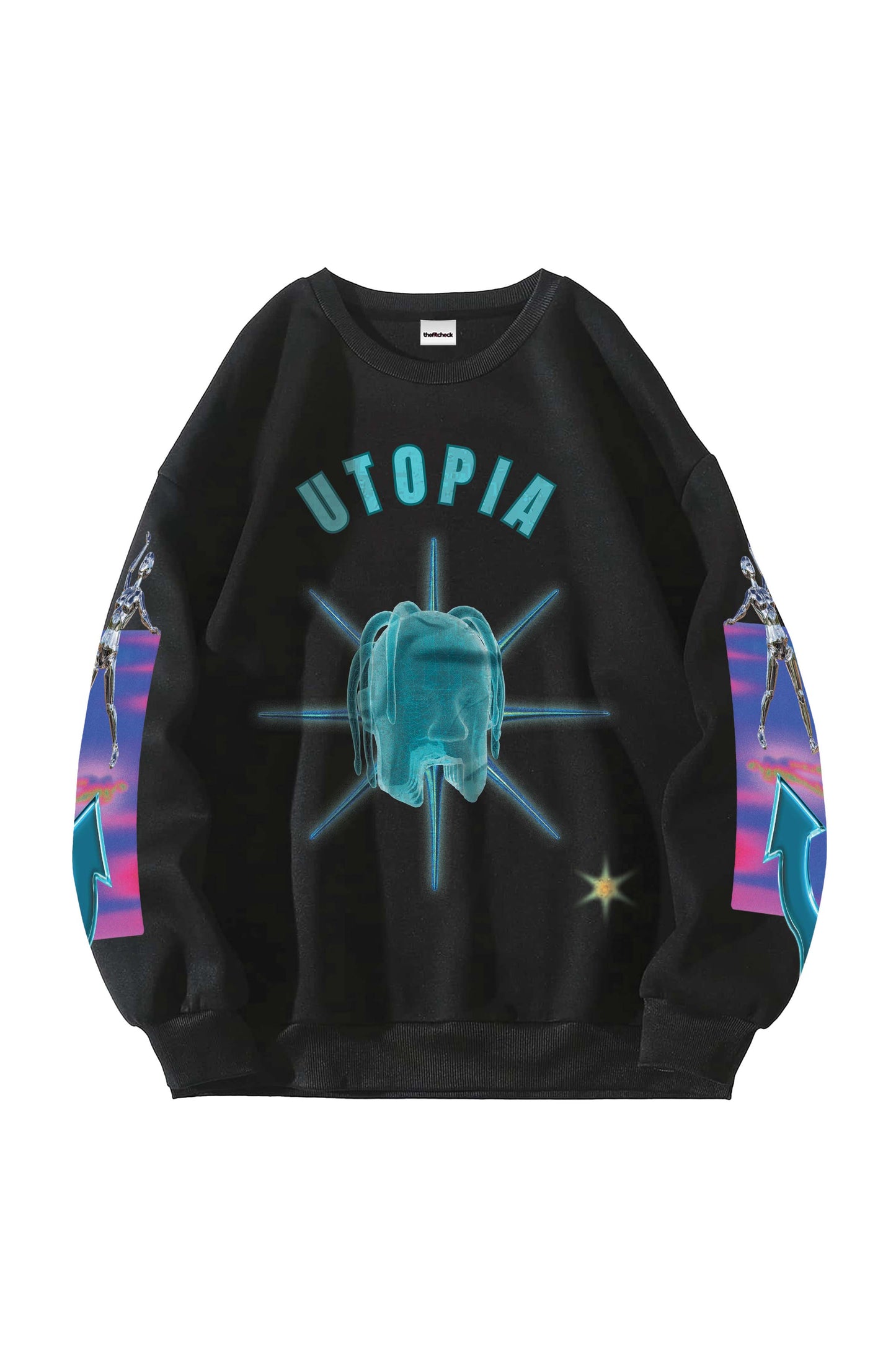 Utopia Designed Oversized Sweatshirt