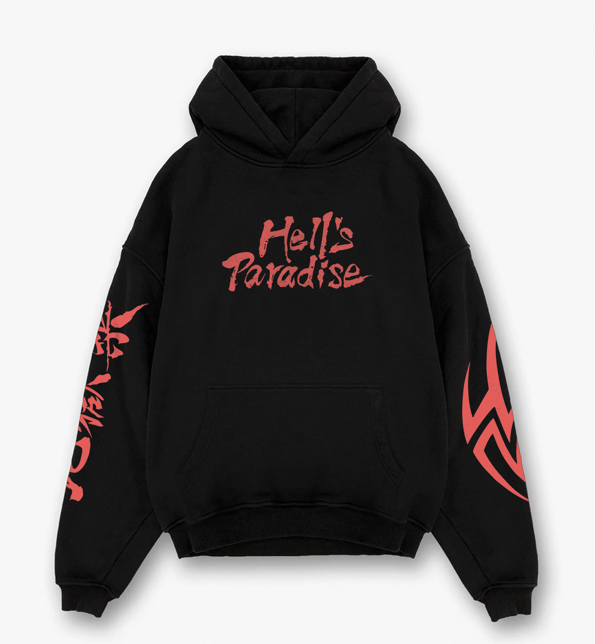 Hell's Paradise Designed Oversized Hoodie
