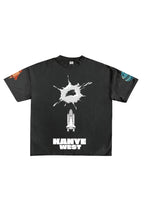 KANYE WEST V2 DESIGNED OVERSIZED T-SHIRT