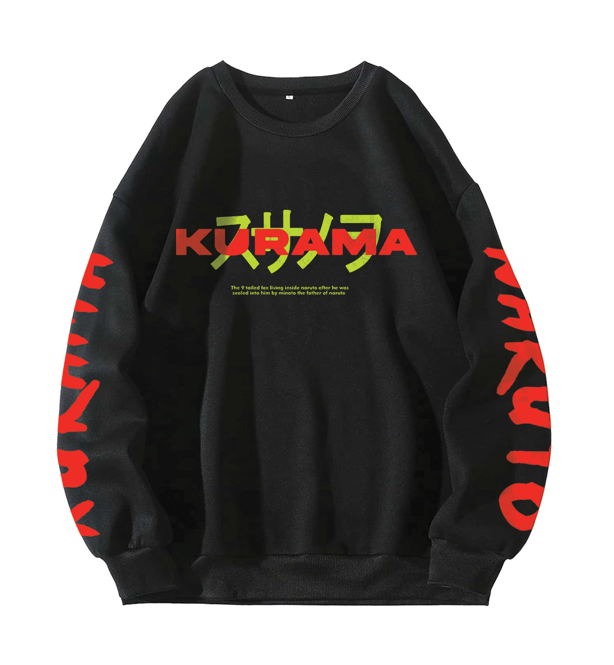 Naruto Designed Oversized Sweatshirt