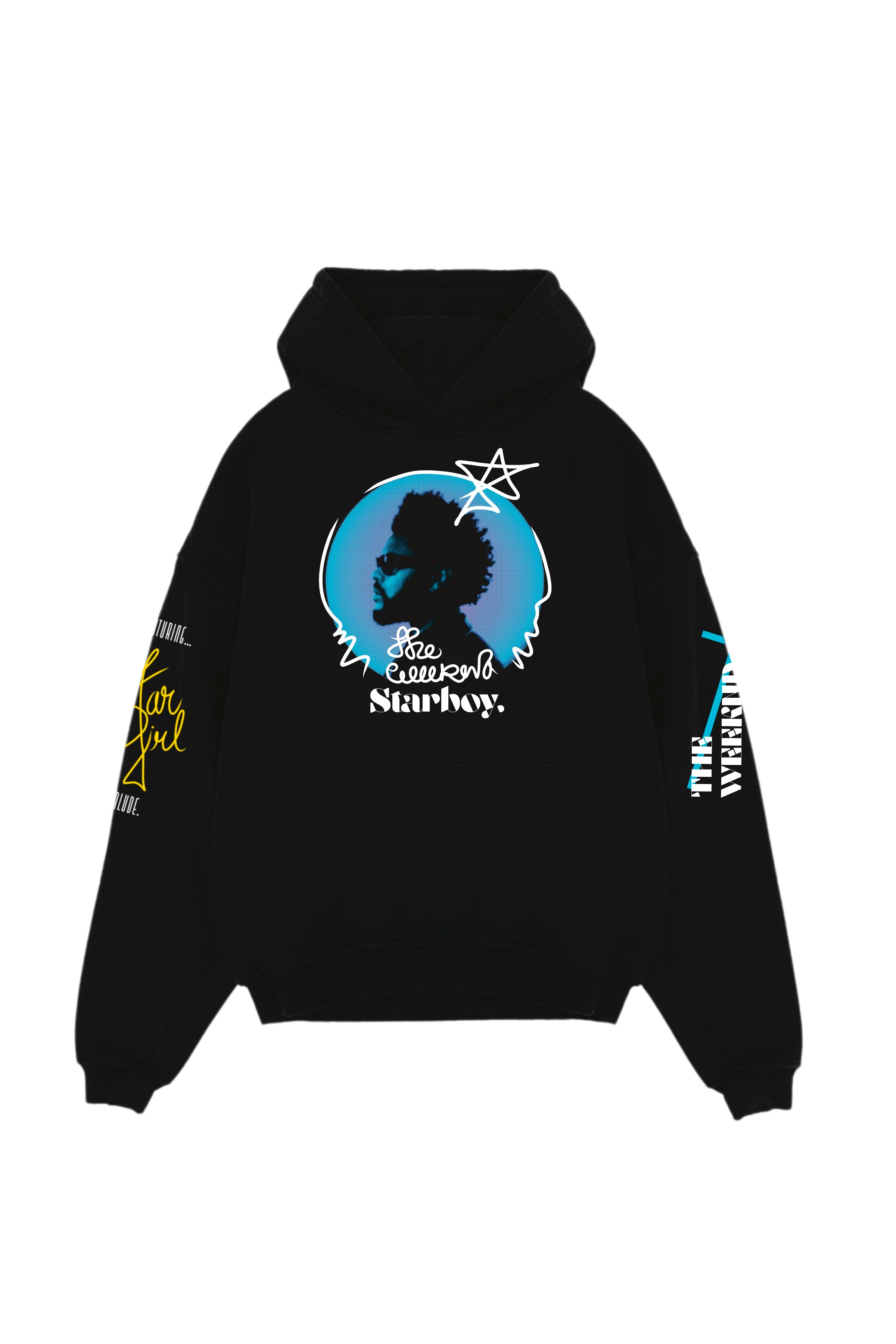 Starboy - The Weeknd Designed Oversized Hoodie