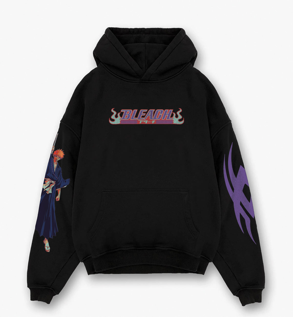 Bleach Designed Oversized Hoodie