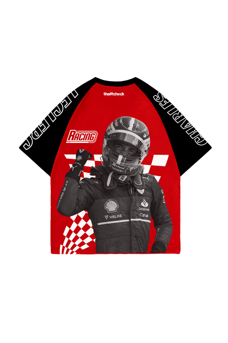 Charles Leclerc V2 Raglan Oversized T-shirt