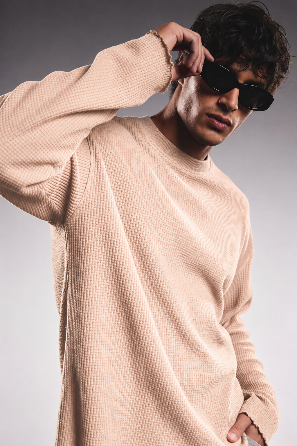 BEIGE ESSENTIAL WAFFLE