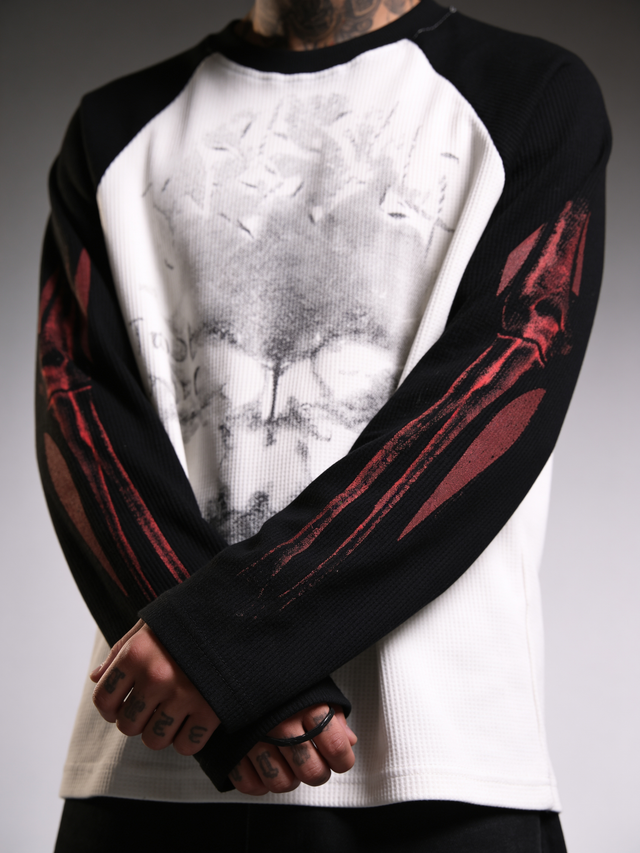 SAINT N SINNERS RAGLAN WAFFLE