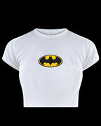 BATGIRL EMBROIDERED BABY TEE