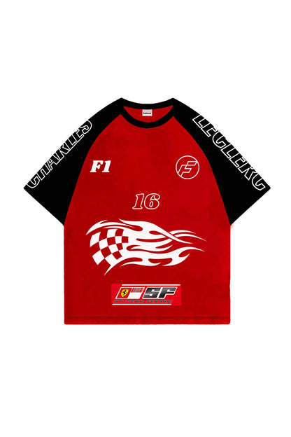 CHarles Leclerc V2 Ranglan Oversized T-shirt