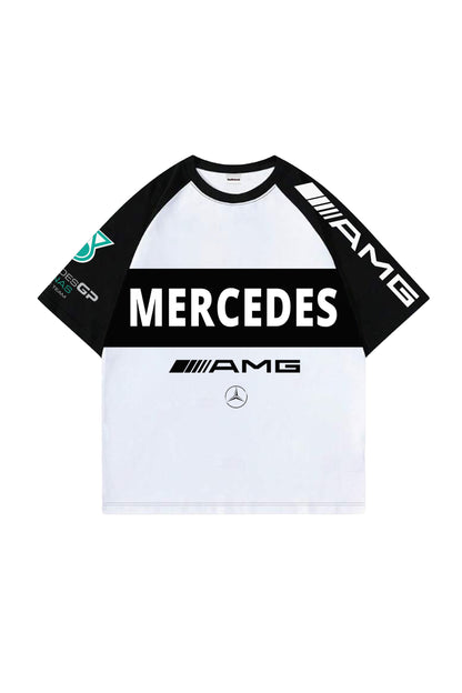 Mercedes Designed Ranglan Oversized T-shirt