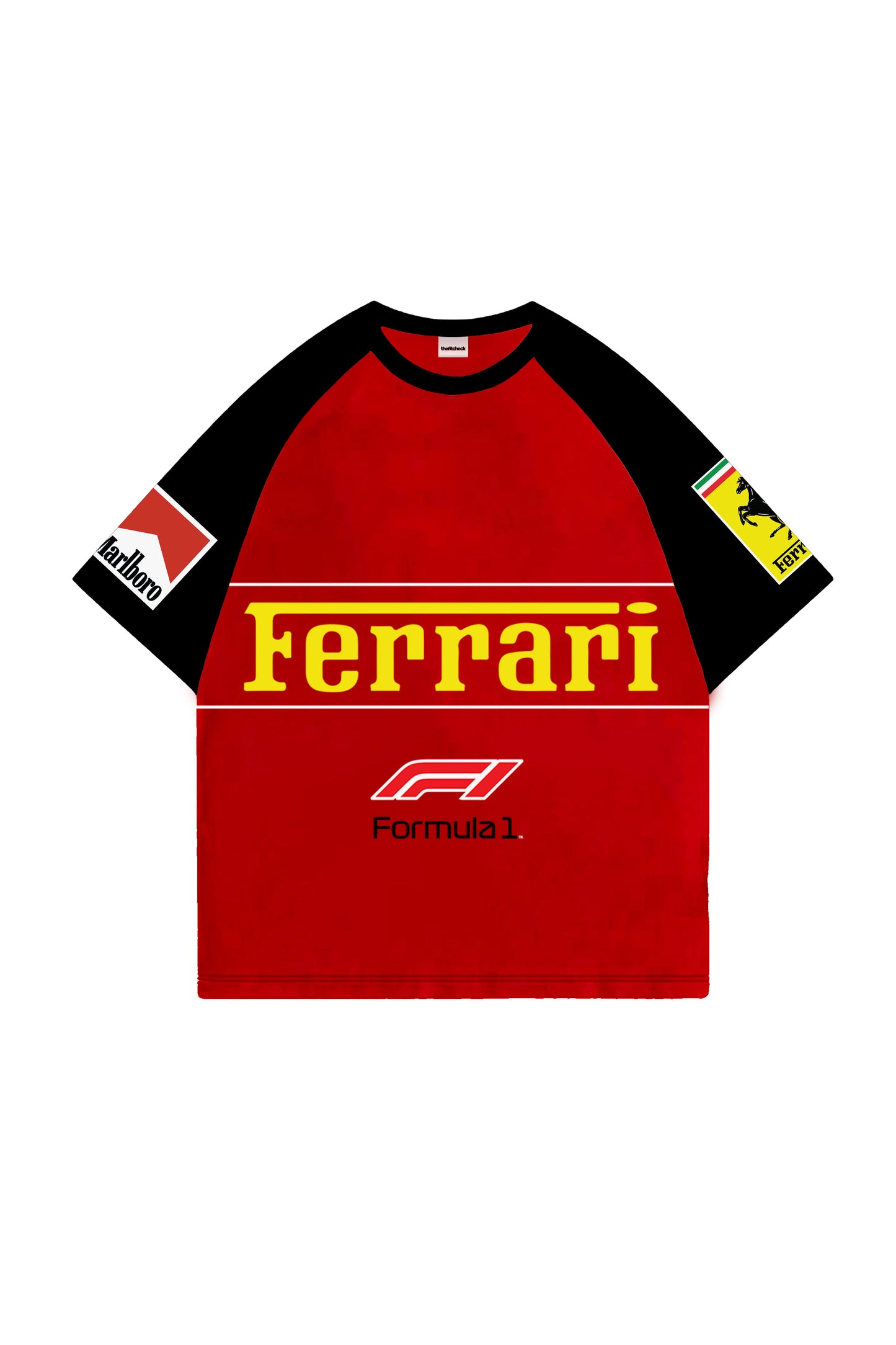 Ferrari Designed Ranglan Oversized T-shirt