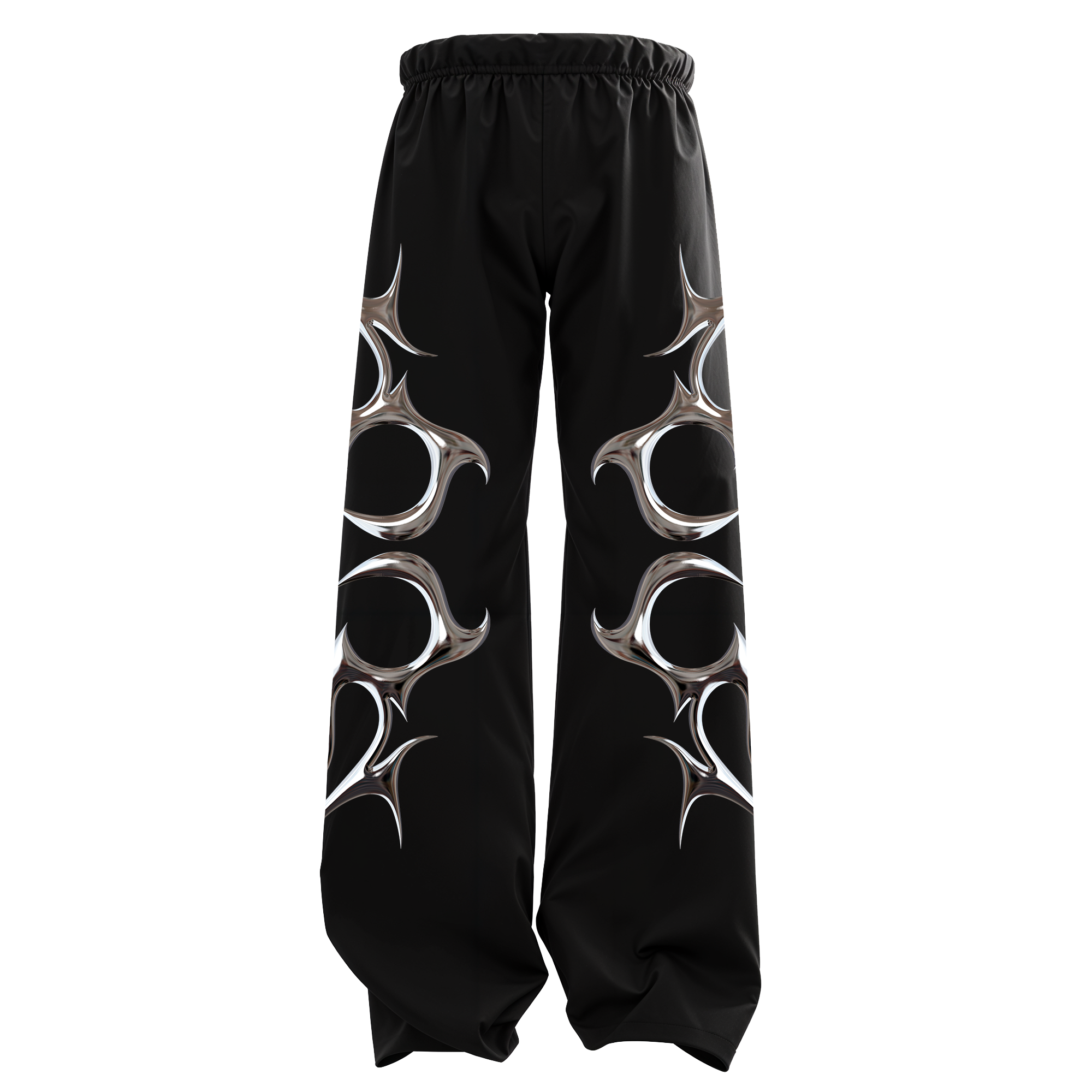 Liquid Chrome baggy pants