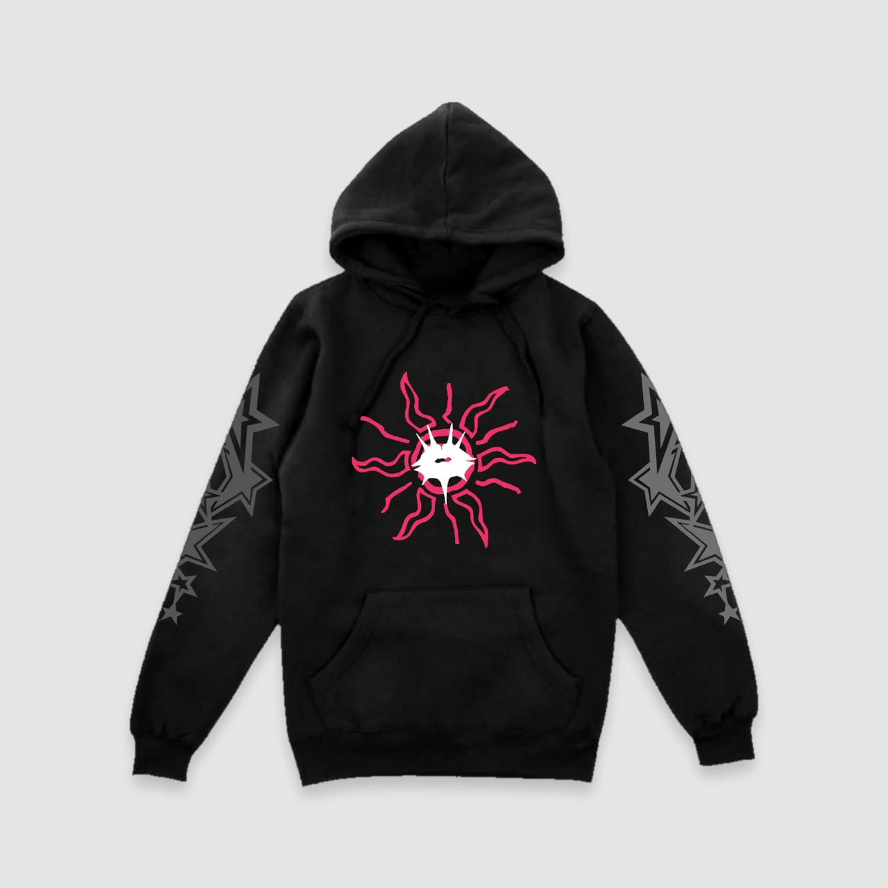 High On Opium Designed Oversized Hoodie