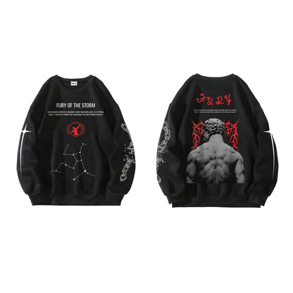 Fury Designed Oversized Sweatshirt